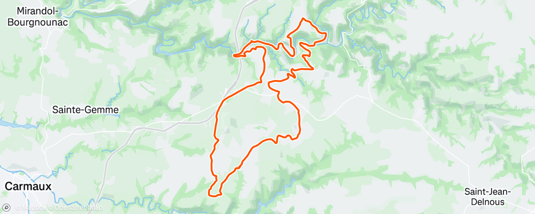 Carte de l'activité
