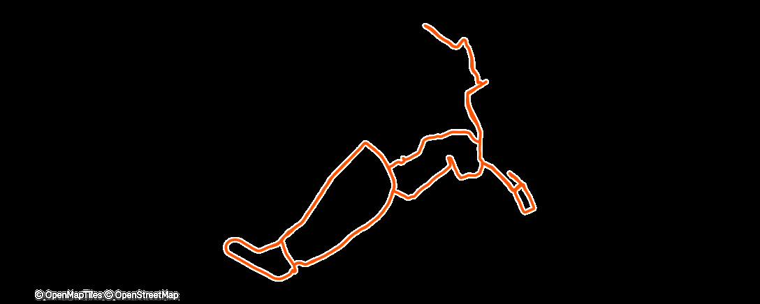 Map of the activity, Victoria Park / Olympic park