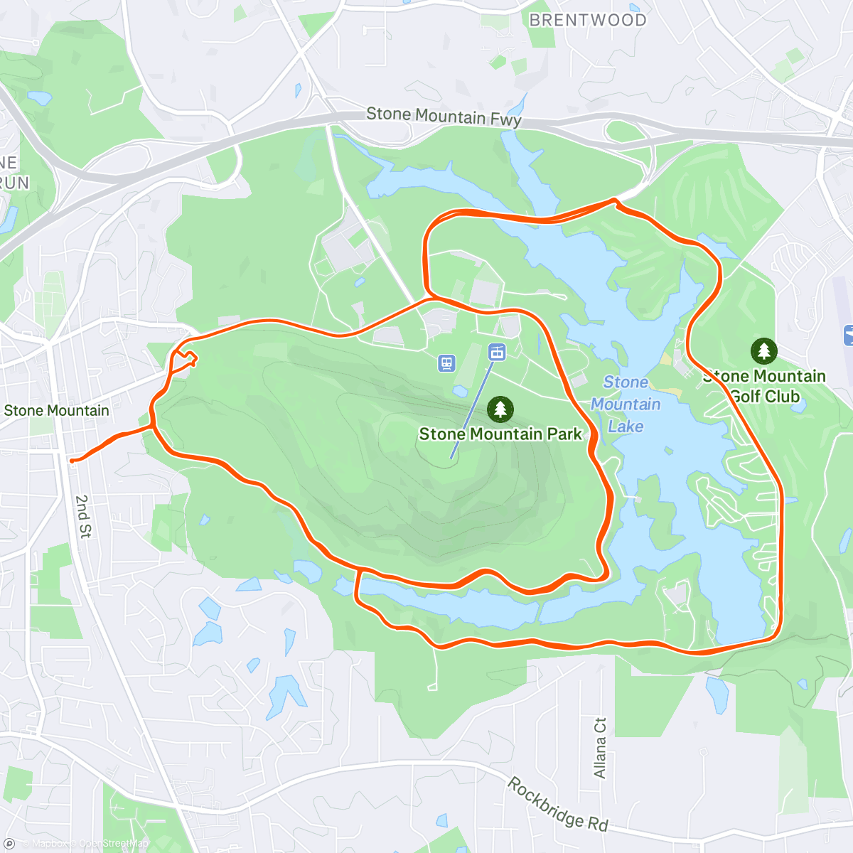 Map of the activity, Afternoon Ride