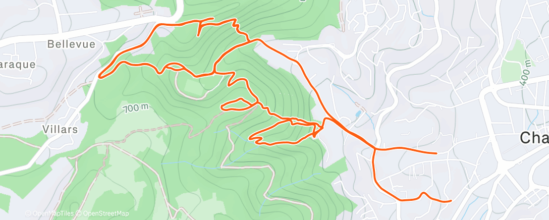 Карта физической активности (Yvan du rêve)