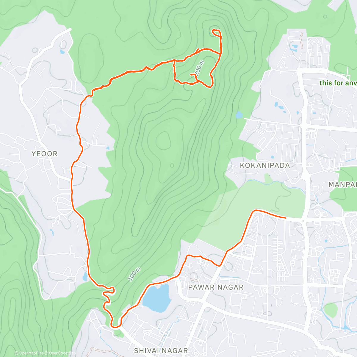 Map of the activity, Morning Chaos…