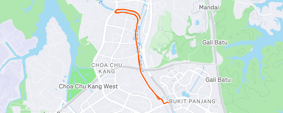 Карта физической активности (Morning Run)