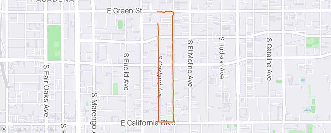 Map of the activity, SoCal Stroll