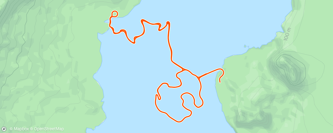 Map of the activity, Zwift - Climb Portal: Cote de Domancy at 100% Elevation in Watopia