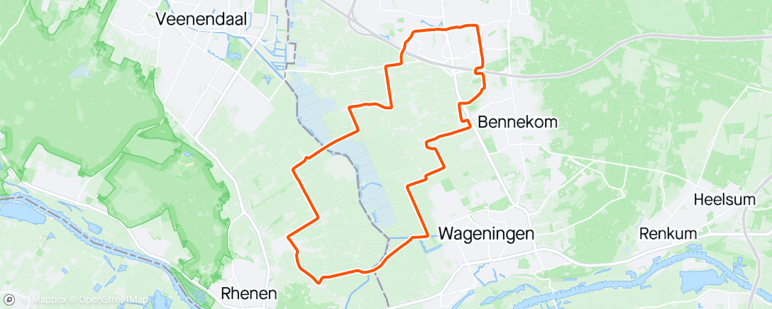 Mapa de la actividad (Eerste keer met vermogensmeter 🔋 (20-min. FTP-test))