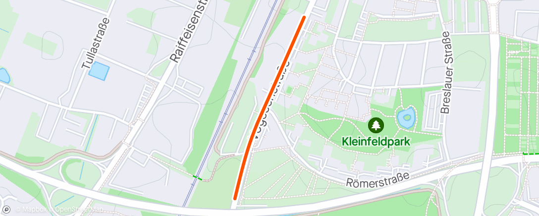 アクティビティ「Fahrt am Morgen」の地図