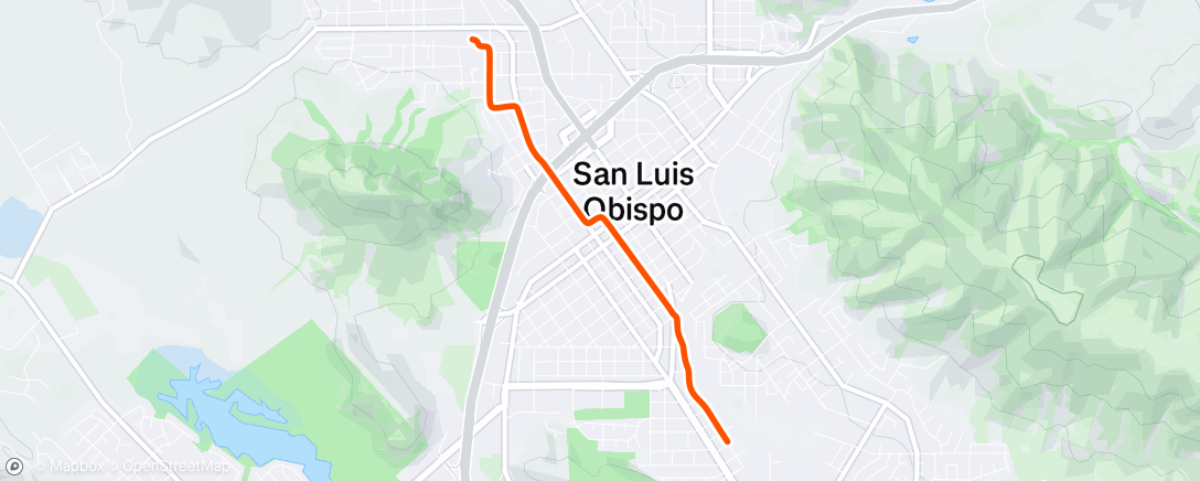 Mapa de la actividad (Morning Ride)