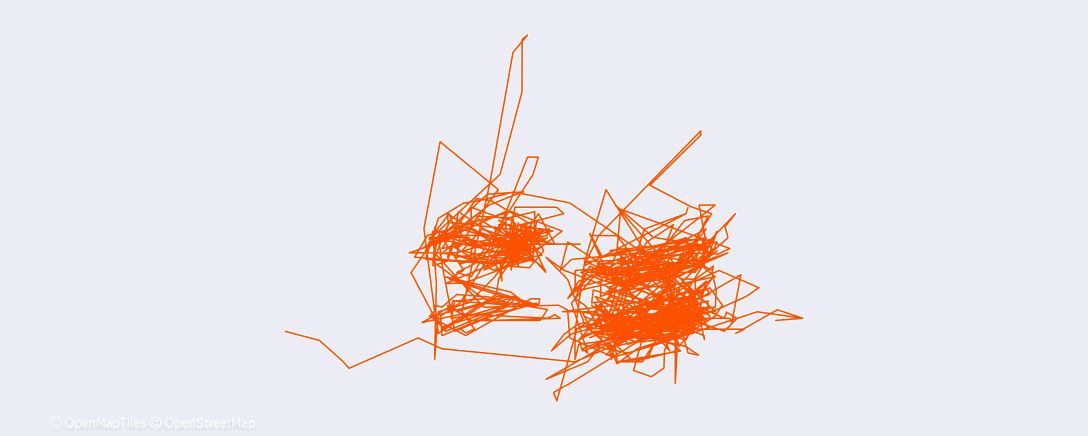 Map of the activity, Afternoon Pickleball