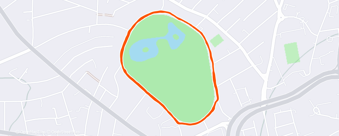 Map of the activity, Good snow run