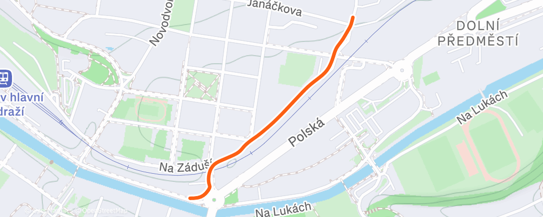 Map of the activity, Afternoon Walk