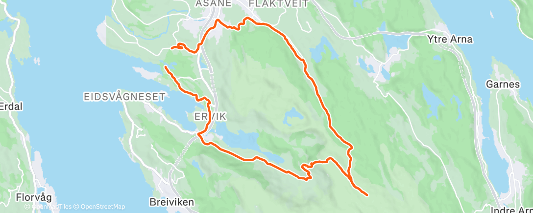 Carte de l'activité Lunch Run