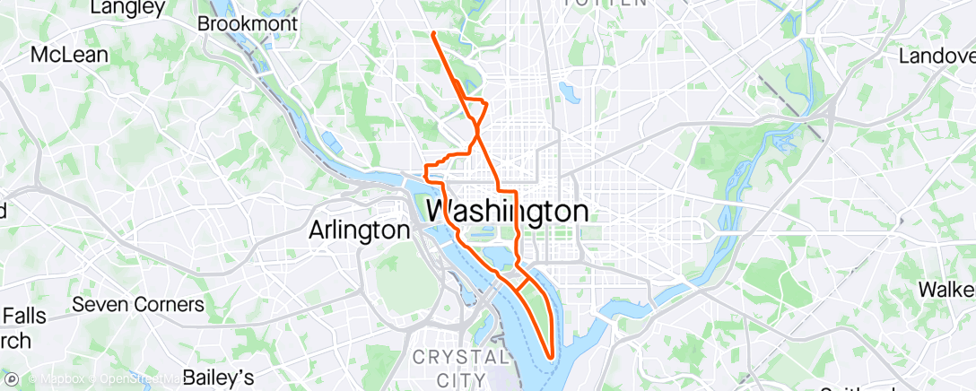 Map of the activity, Post Summit recovery ride #1