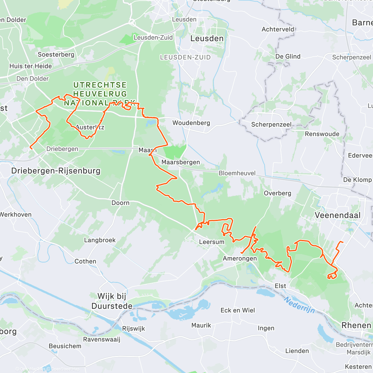 Карта физической активности (Weer eens wat anders)