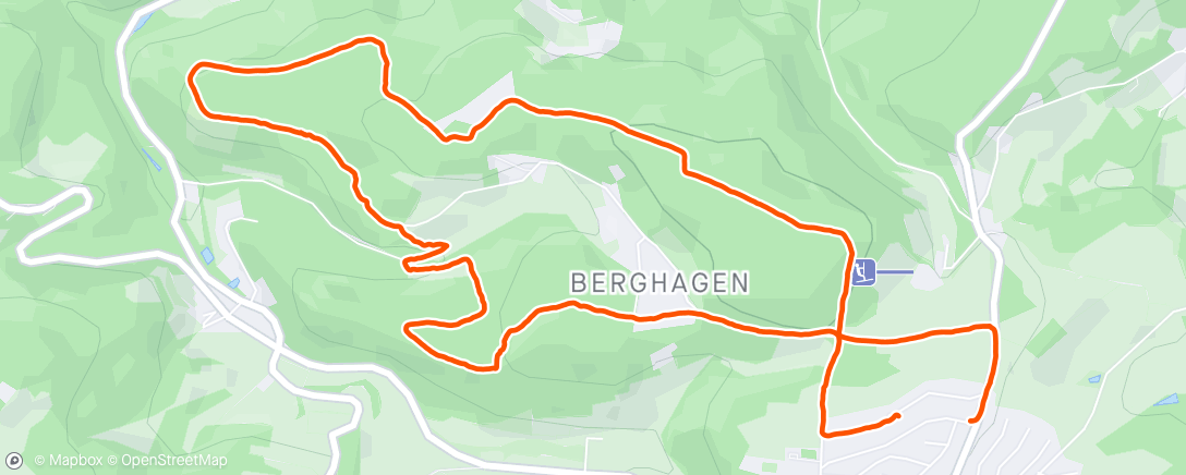 Map of the activity, Spaziergang am Nachmittag mit Charlie
