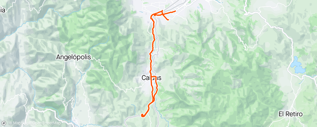 Map of the activity, Caldas 🔥🔥🔥