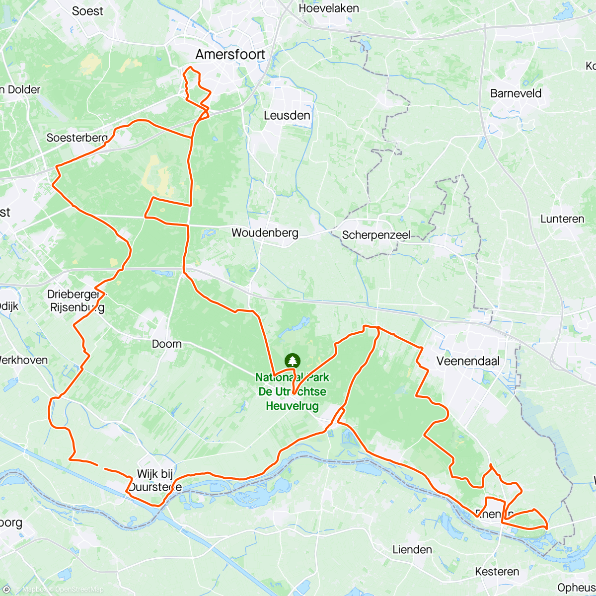 Map of the activity, Kniep Classic 2024