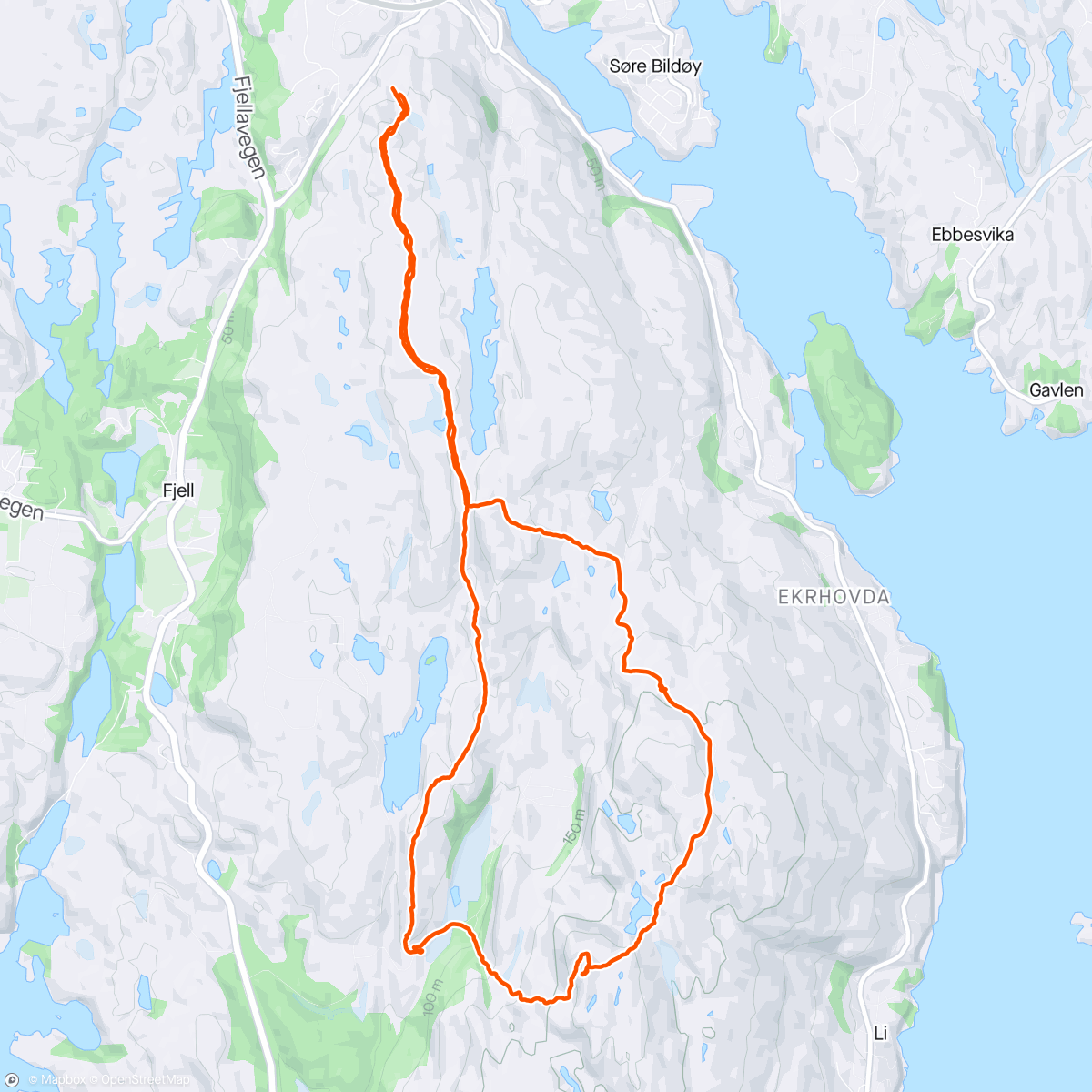 Map of the activity, Liatårnet 🙂