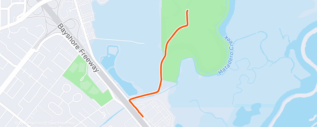Map of the activity, Lunch Hike