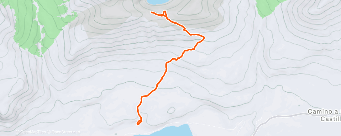 Карта физической активности (Laguna Cerro Castillo)