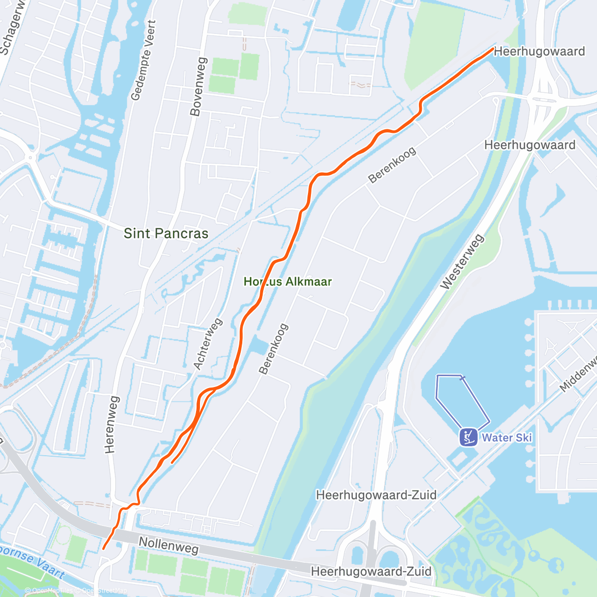 Map of the activity, Met Tinus