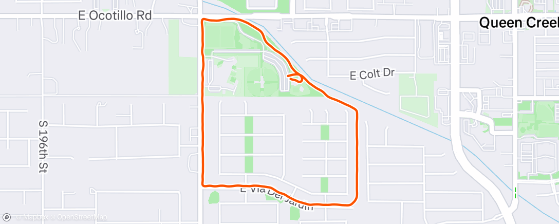 Carte de l'activité Morning Run🏃‍♂️~ Cooldown