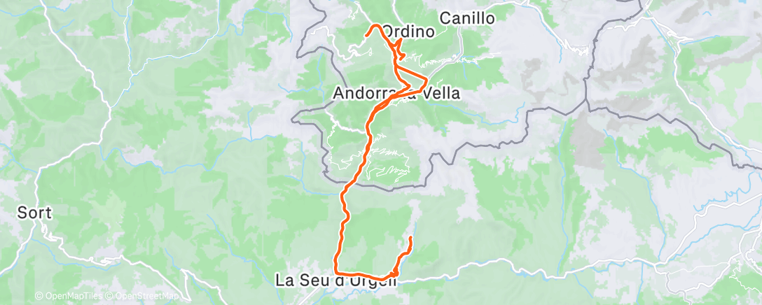 アクティビティ「Training」の地図