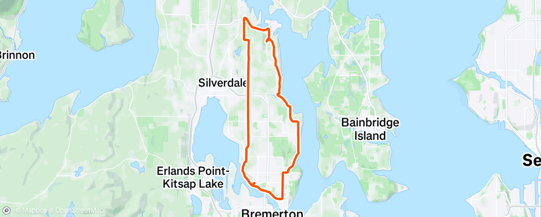 Map of the activity, Morning Ride