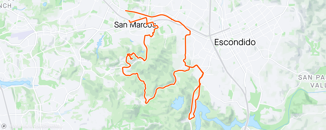Mapa de la actividad (Morning cruise with Tom checking the finish of Bwr and ensuring a late check out)