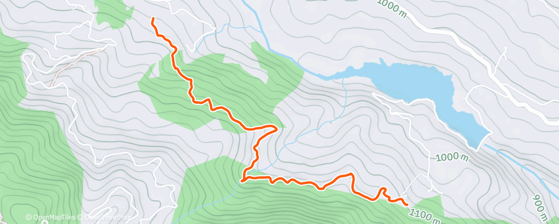 Map of the activity, Morning Walk