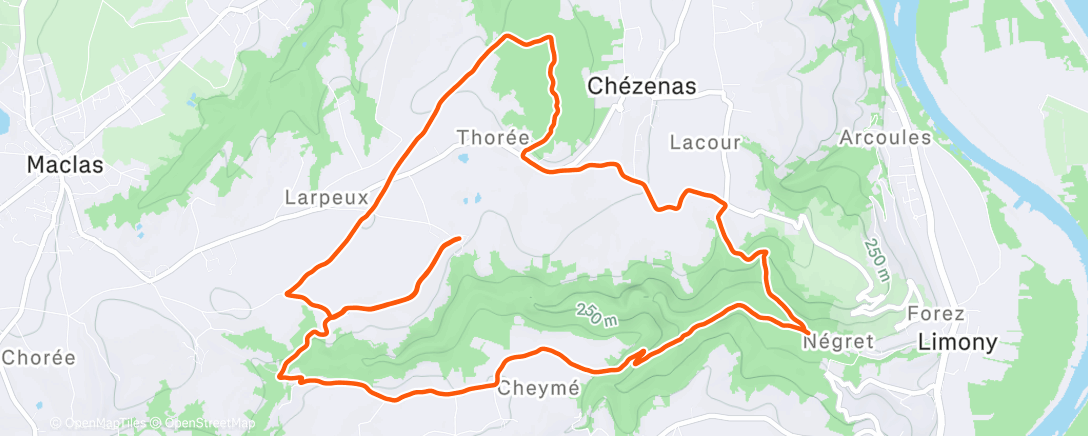 Map of the activity, Ma came ça