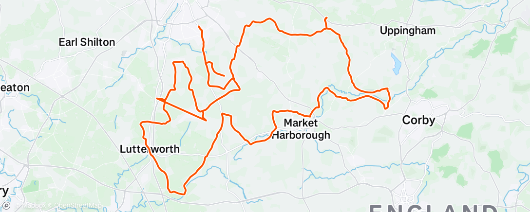 Map of the activity, Morning Ride