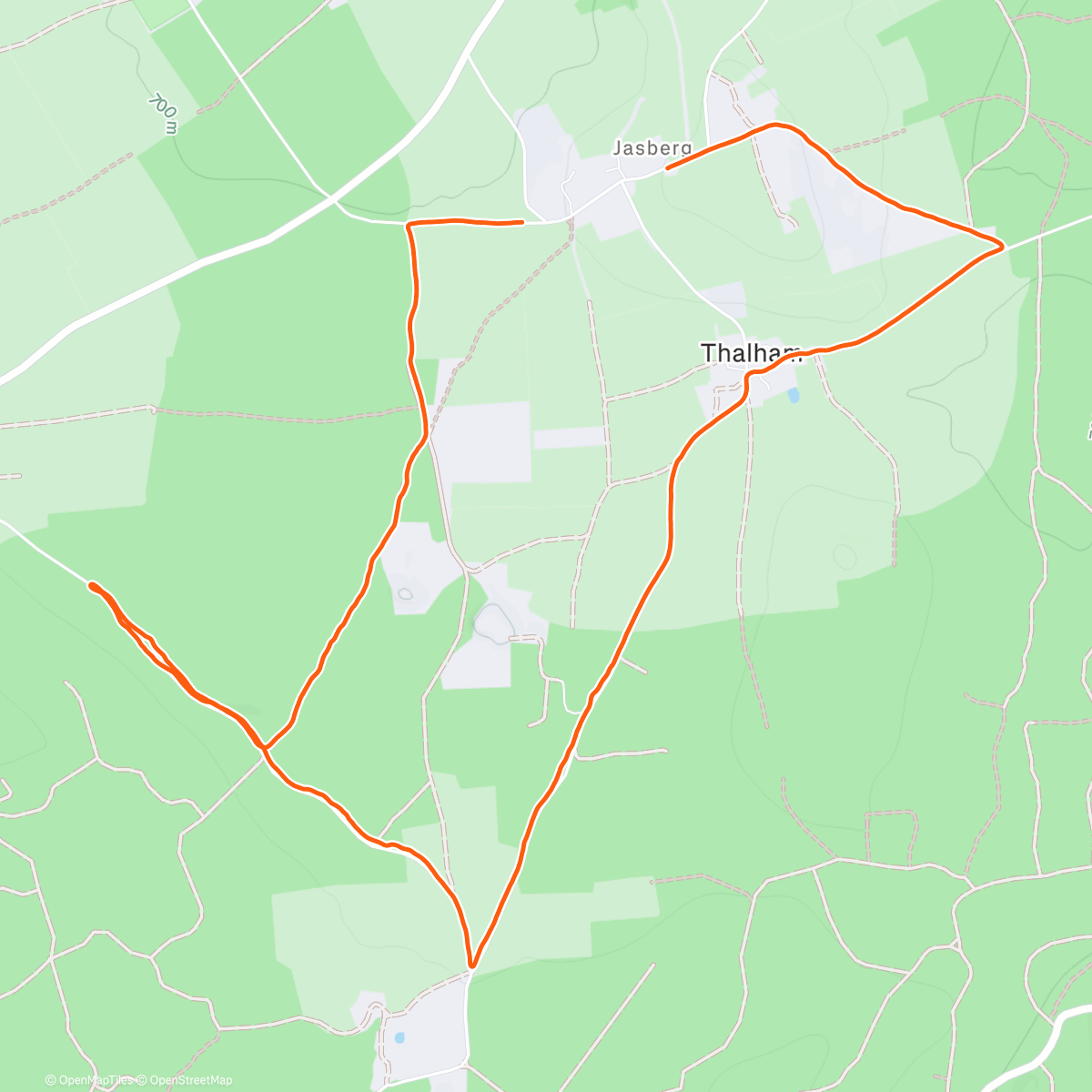 Map of the activity, GA1 <135 bpm: Bleibe meiner Linie treu ☀️