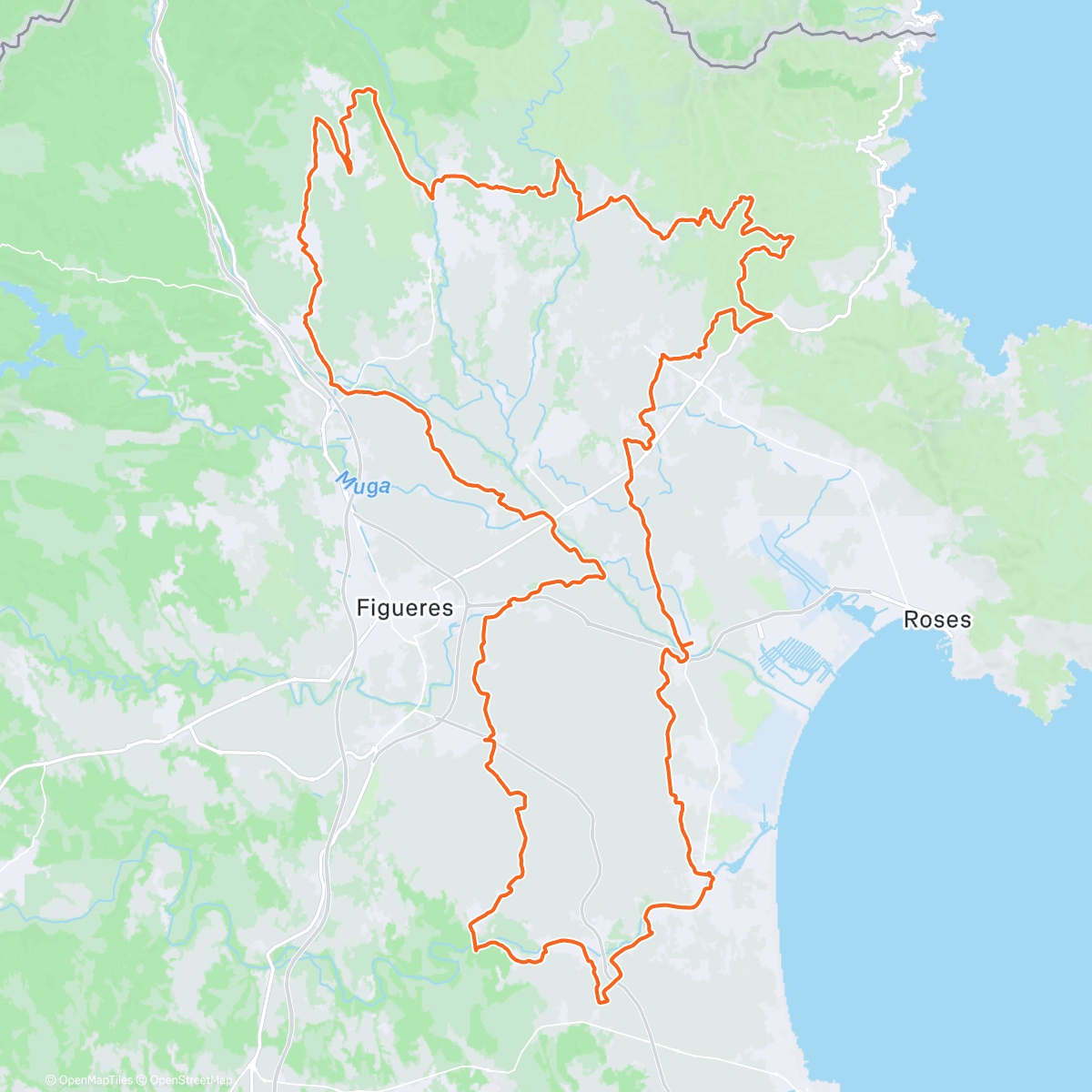 Mappa dell'attività Trak nard avec ce vent