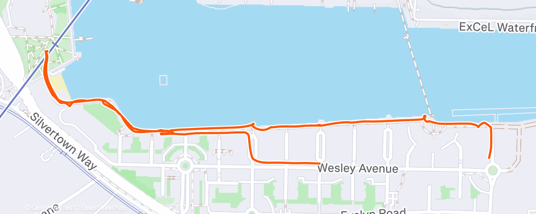 Карта физической активности (Afternoon Walk)