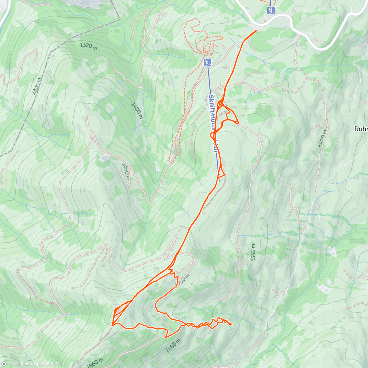 アクティビティ「Skimo」の地図