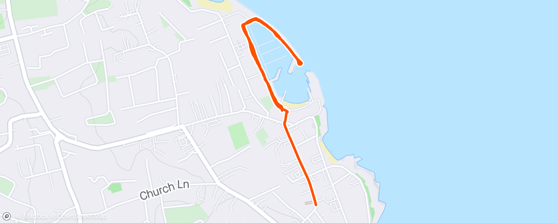 Map of the activity, Nice Easy Stroll Along The Marina.