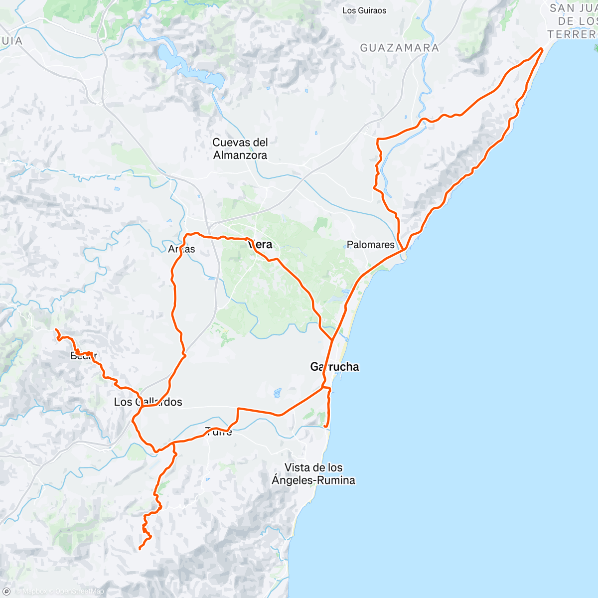 Map of the activity, Morning Ride