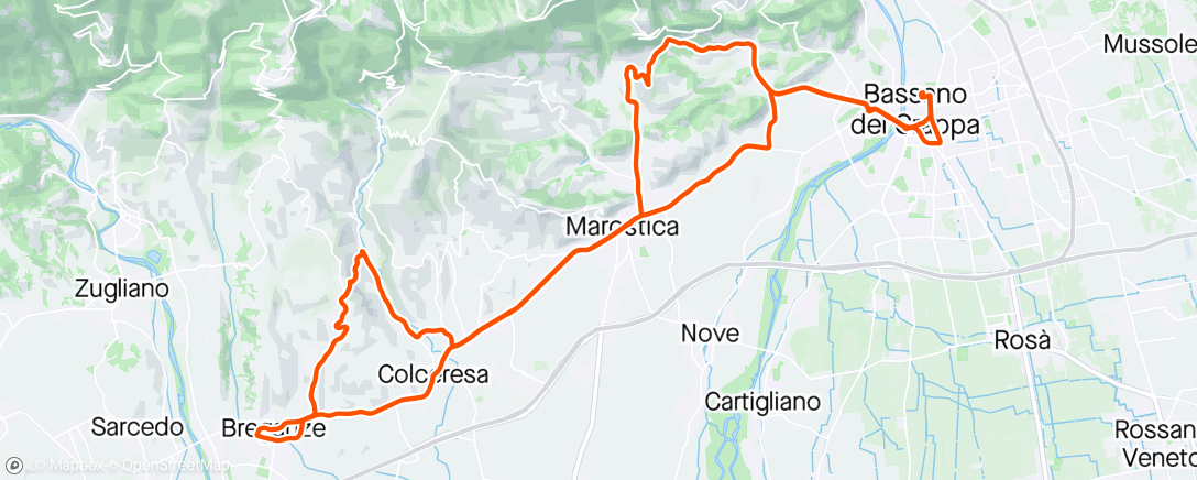 Map of the activity, Pre Veneto gravellllll🫢