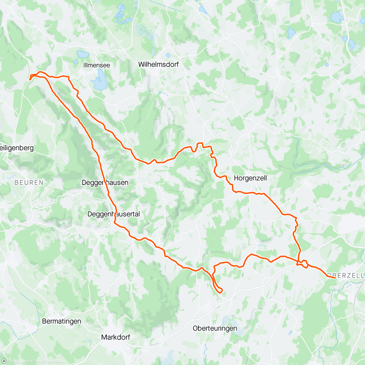 Map of the activity, Und wieder ruft der Hausberg