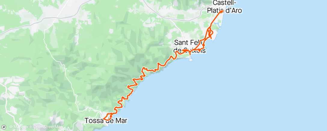 Mapa de la actividad, Saint-Contador, Donne moi mon km vertical quotidien; Amen.
