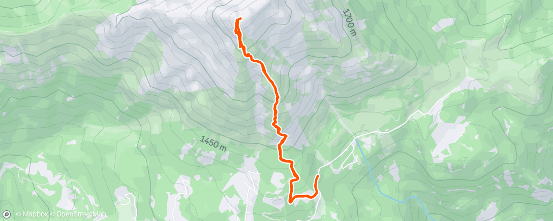 Map of the activity, Grignetta easy