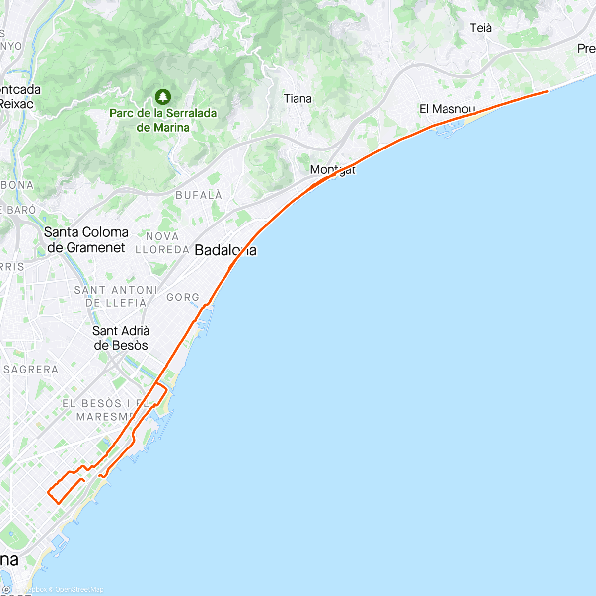 Mapa da atividade, 3x3000 + 3x2000 Z3