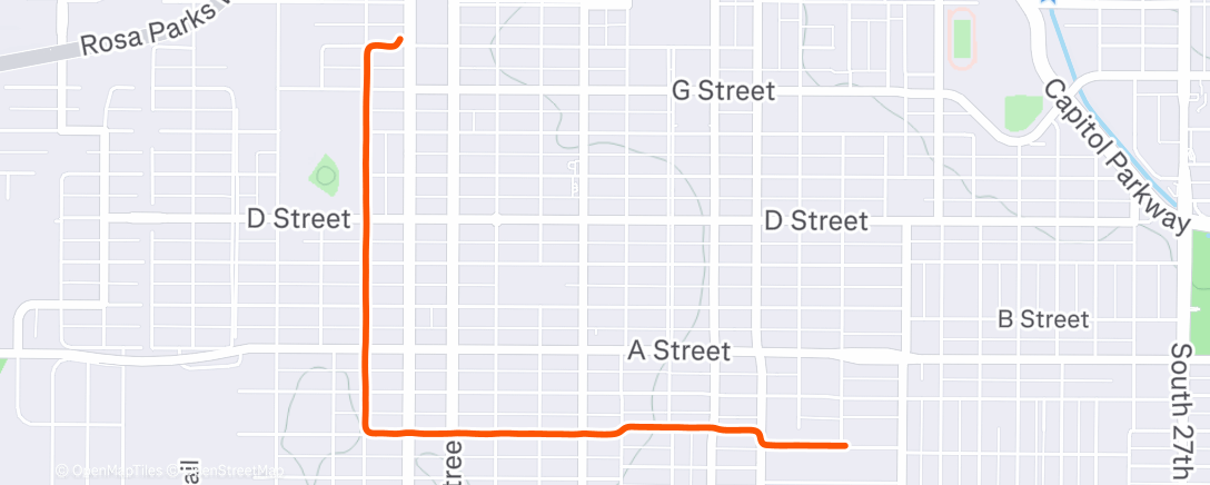 Map of the activity, Morning Ride