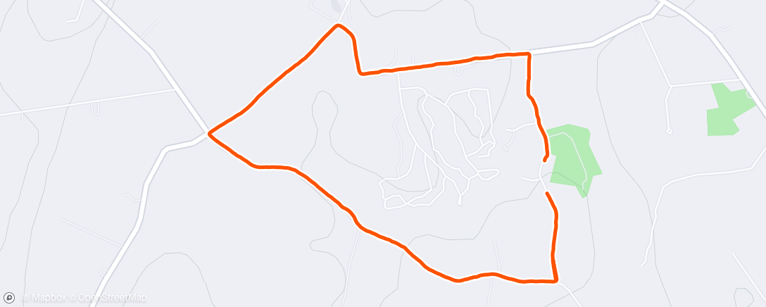 Map of the activity, Morning Run