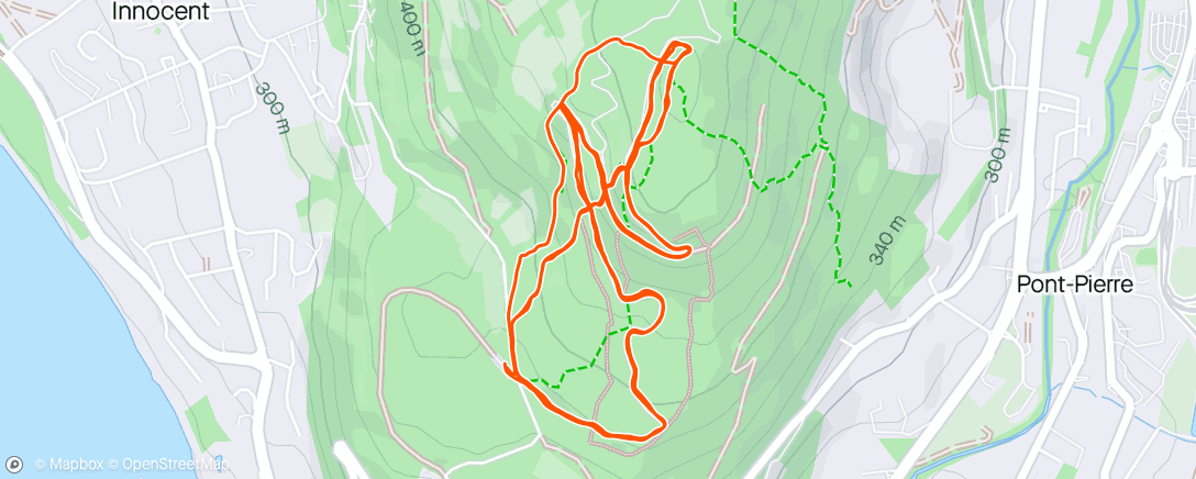 Map of the activity, Enduro CBC