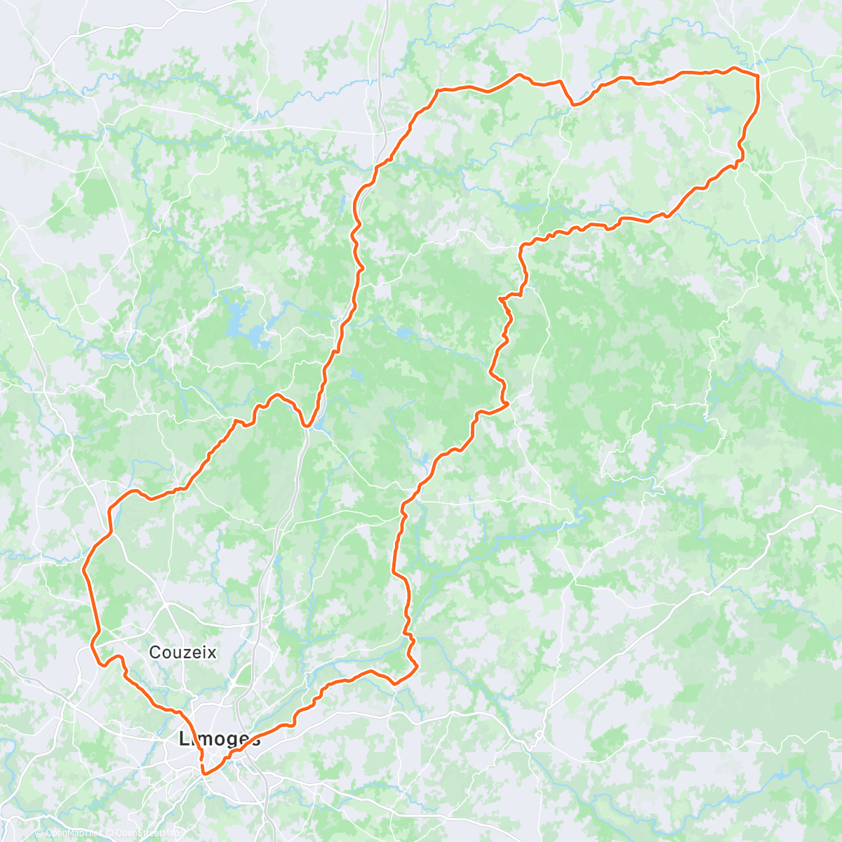 Map of the activity, Pas de cadeau quand il y a vent de face et 0° 🥶