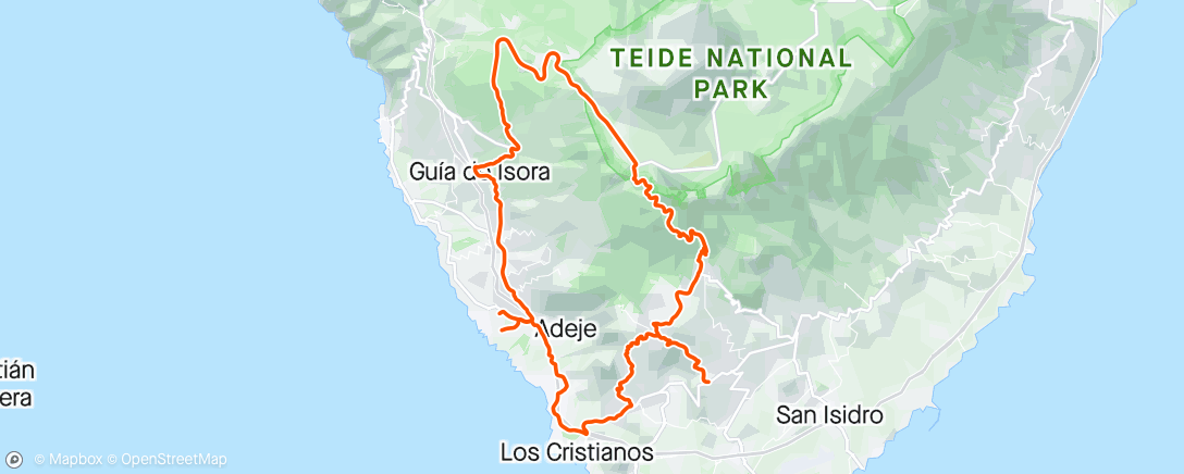 Map of the activity, Teide 🌋