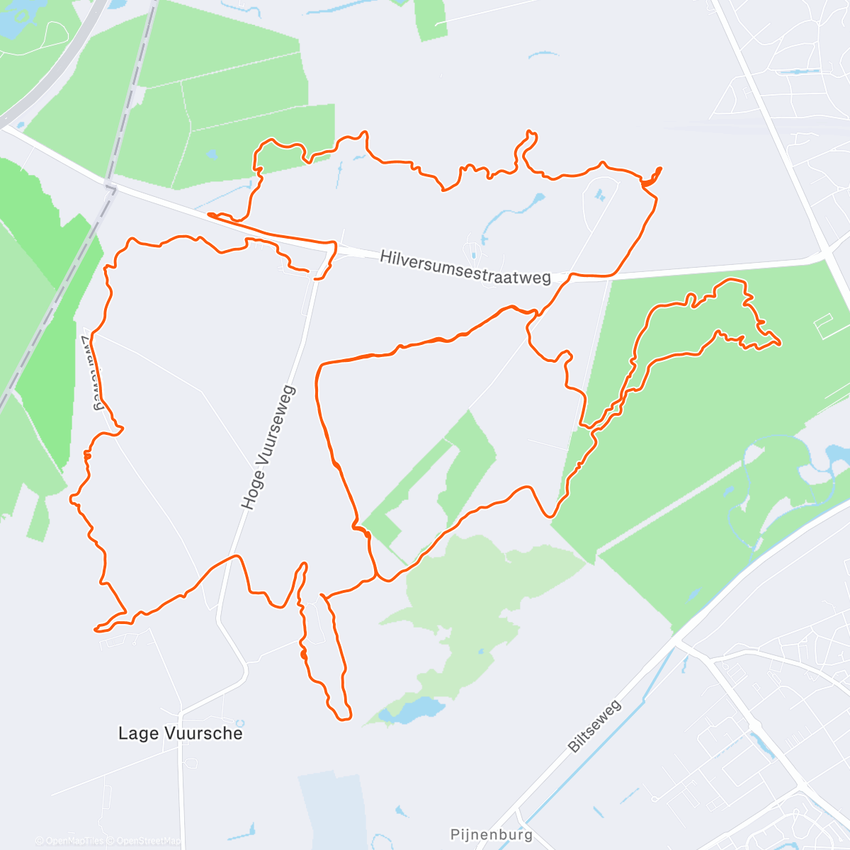 Map of the activity, 3e kerstdag 🎄