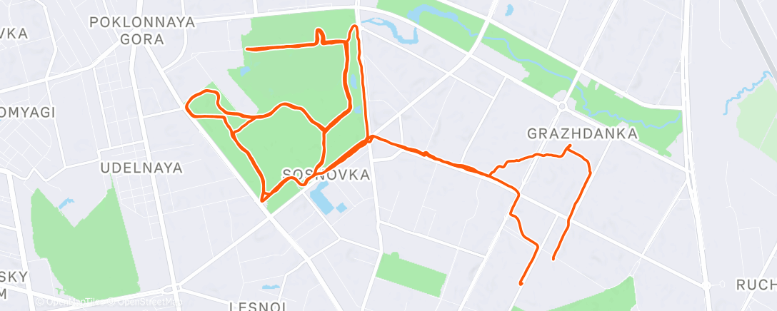 Mappa dell'attività Morning Run