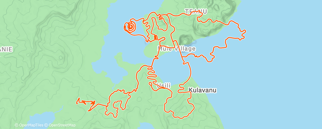 Map of the activity, 4h